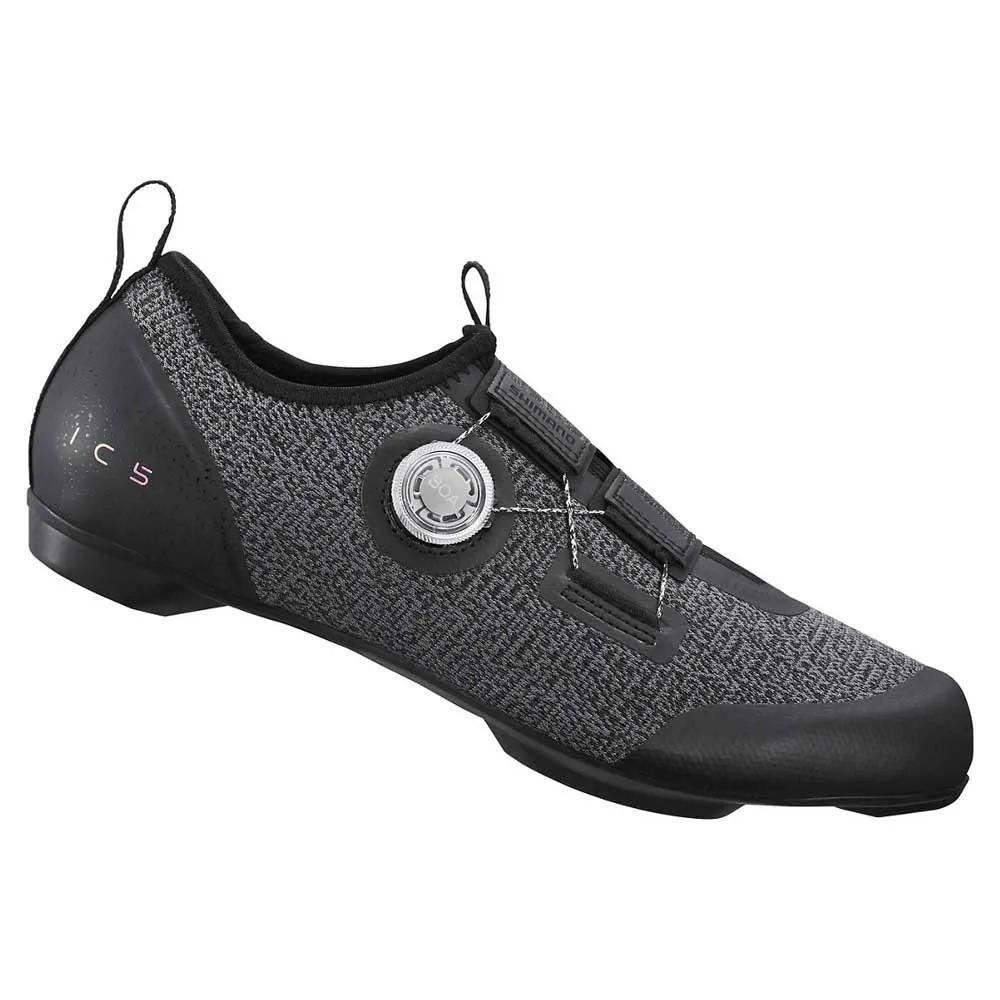 Shimano IC501 svart indoor- og MTB-sko med BOA L6k-lukkesystem og SPD-kompatibilitet