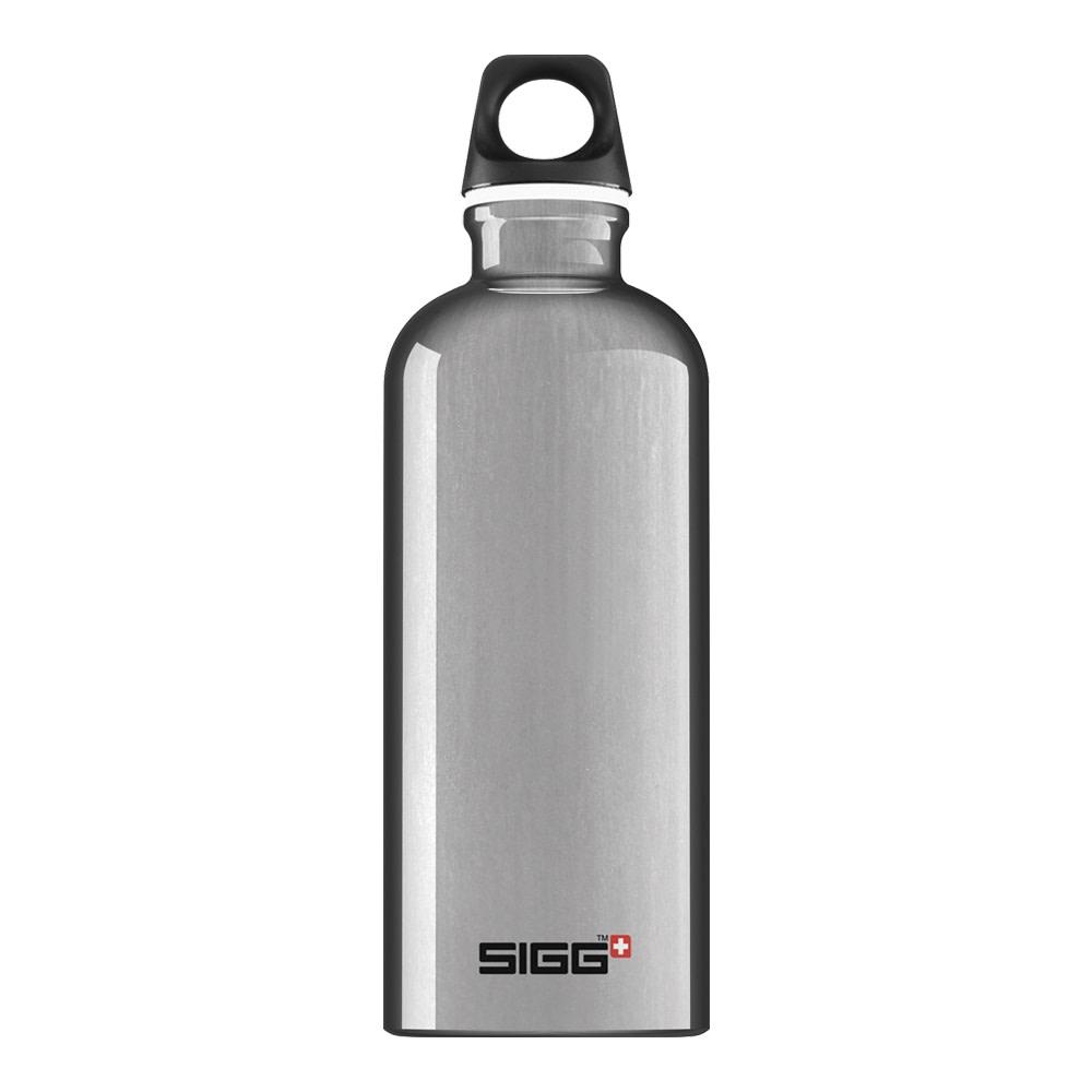 SIGG Traveller 0,6 liter aluminium drikkeflaske i sølv