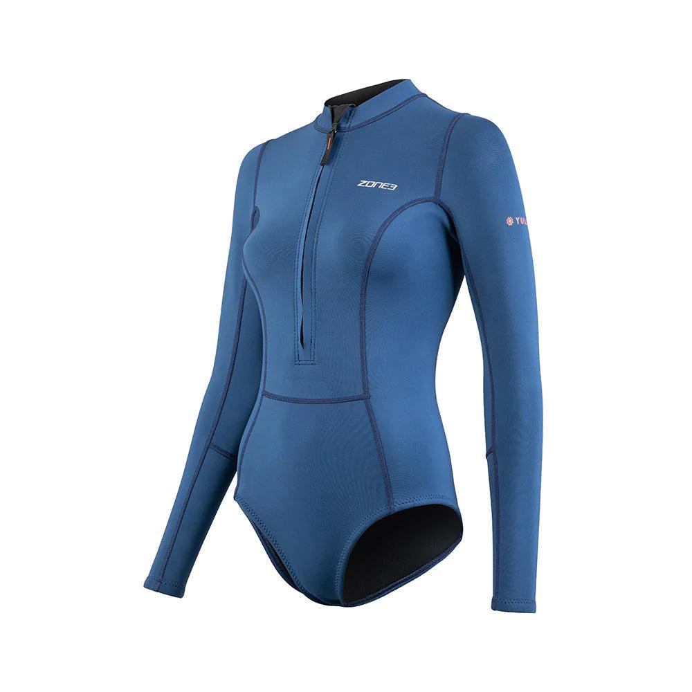 Zone3 Yulex Long Sleeve badedrakt dame for åpent vann og SUP