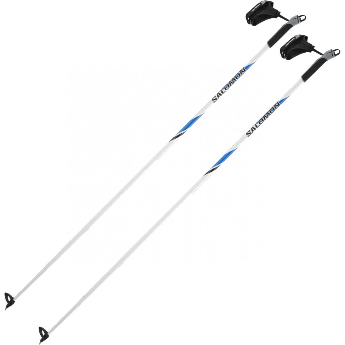 Salomon R 20 langrennsstaver i sort, allround budsjettmodell