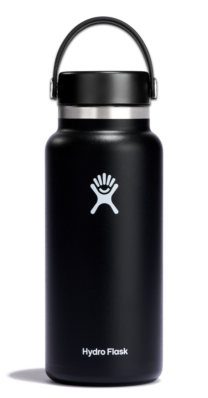 Hydro Flask Wide Mouth 946ml termoflaske i svart