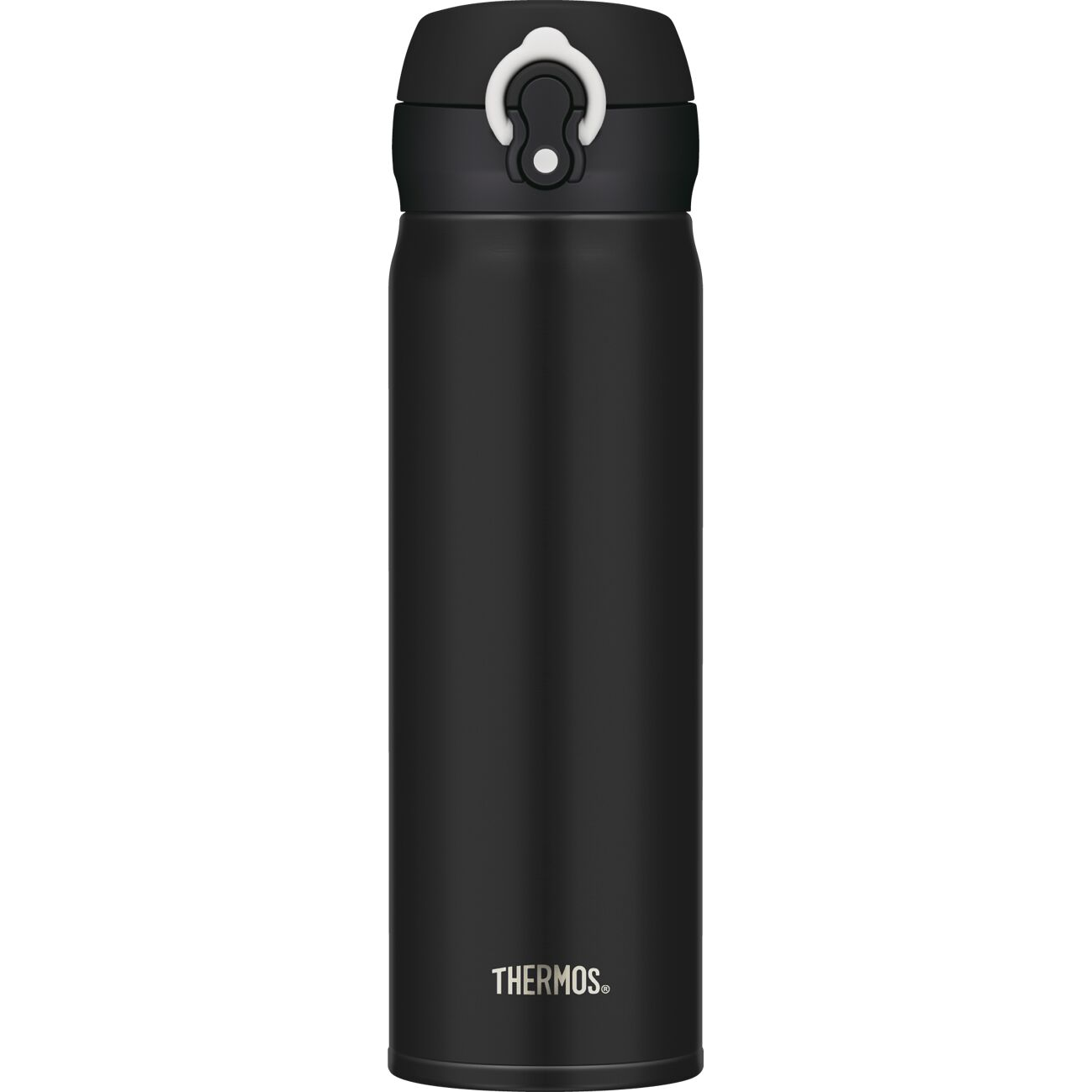 Thermos Mobile Pro 0,5L Matte Black kompakt termoflaske med trykknapp