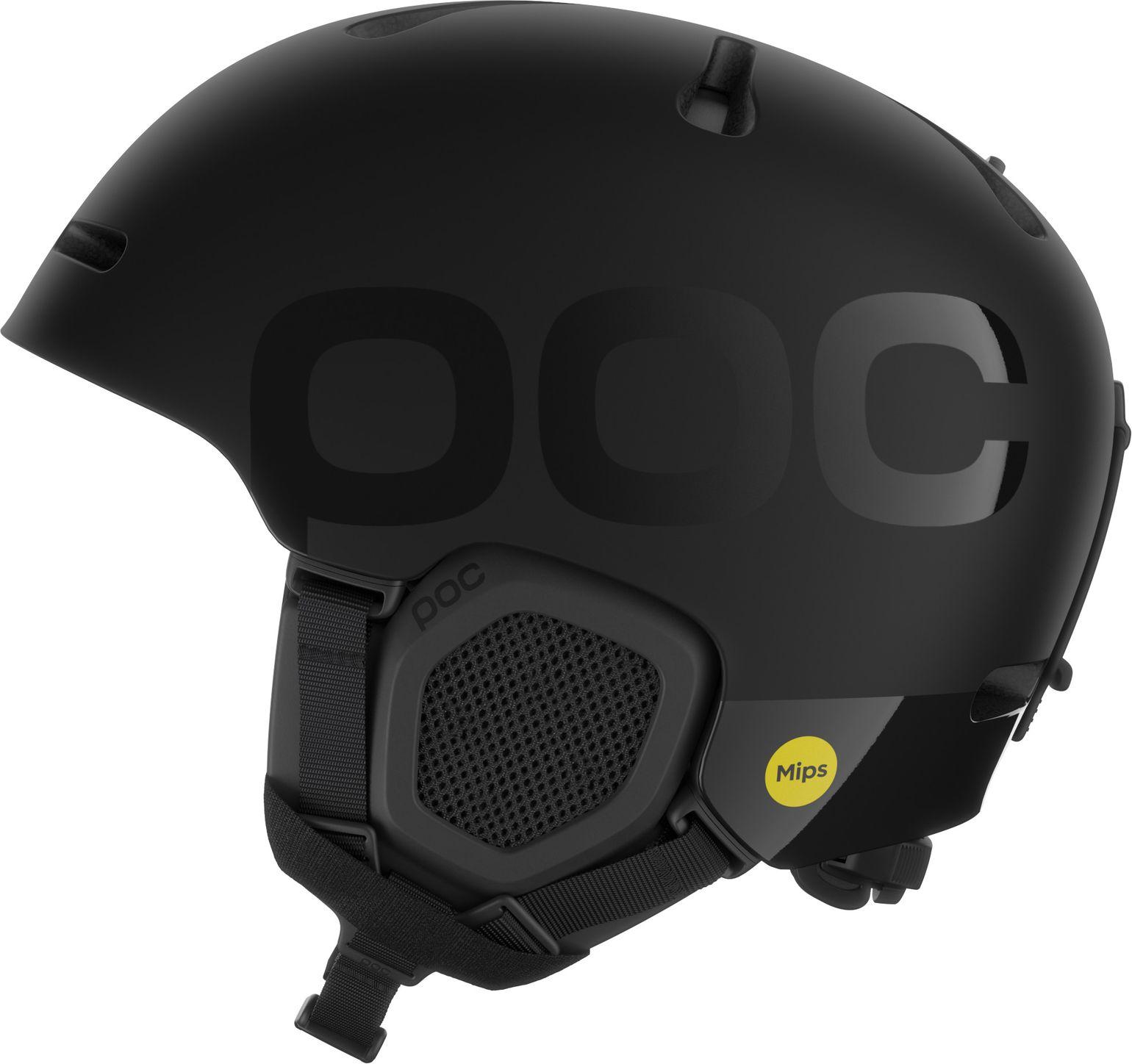 POC Fornix BC skihjelm i uranium black matt farge med MIPS og RECCO-reflektor