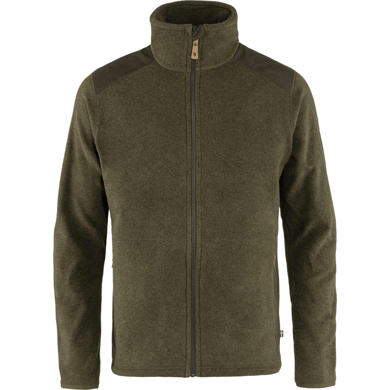 Fjällräven Sten Fleece i dark olive farge