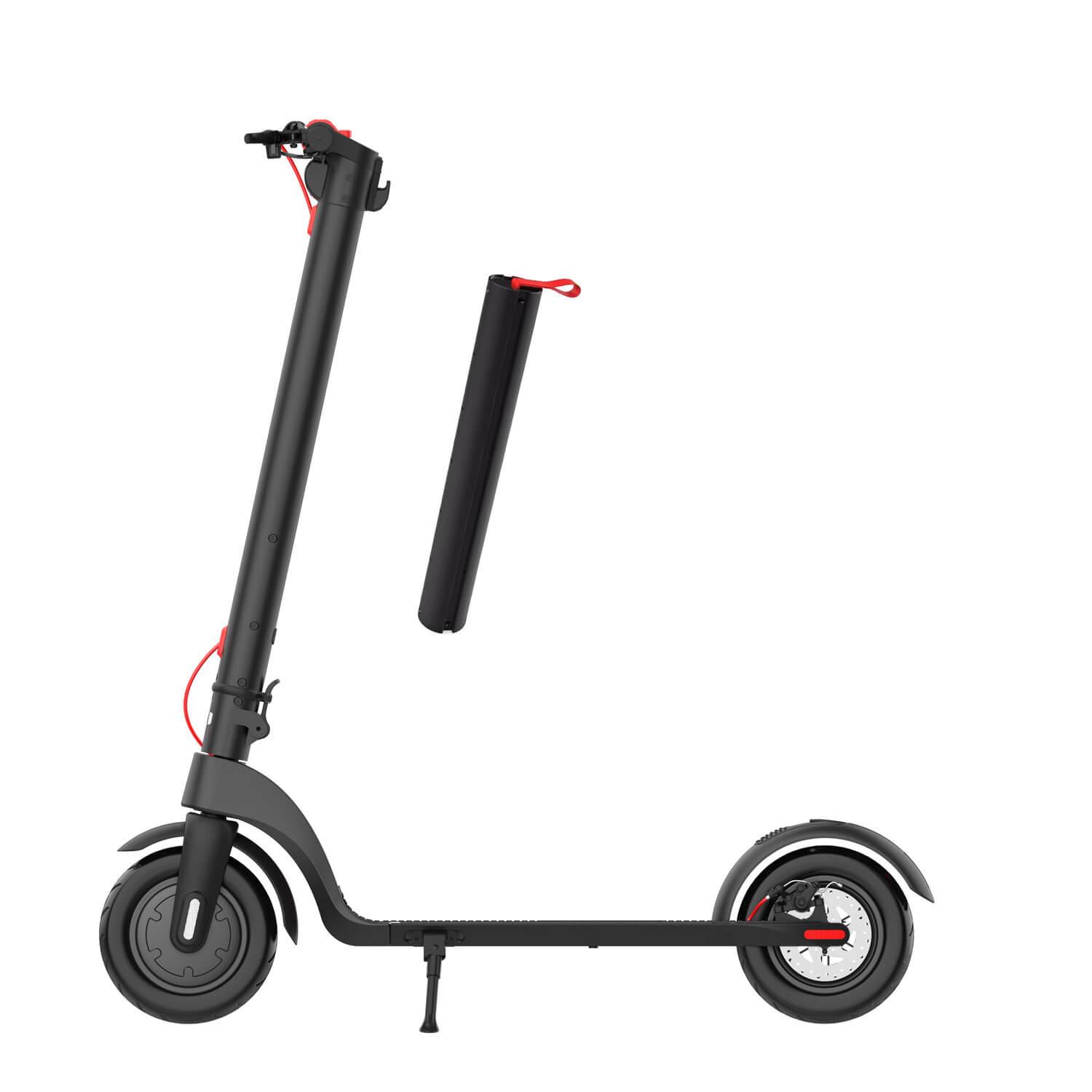 HX X7 el-sparkesykkel med avtakbart batteri