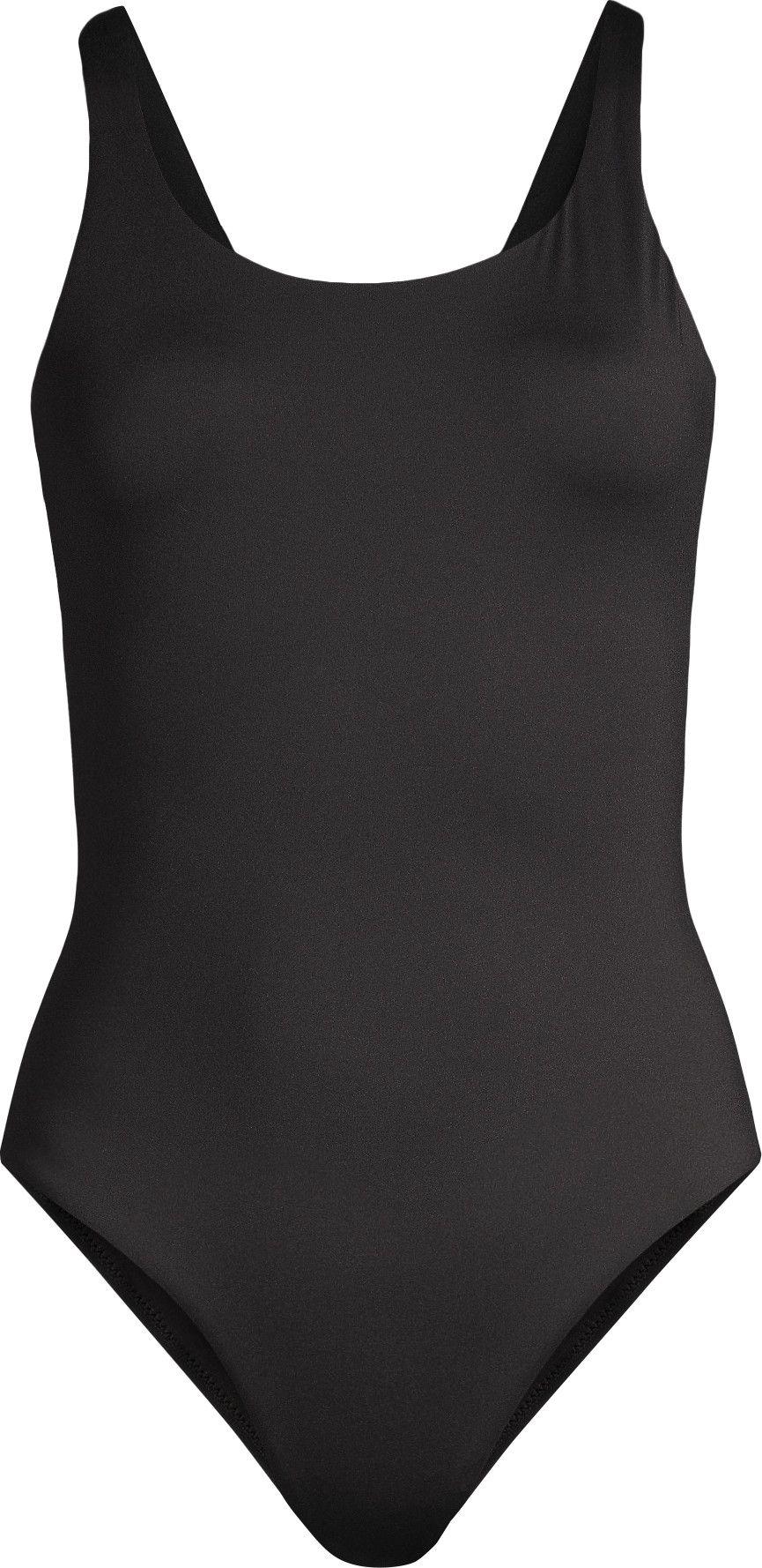 Casall Deep Racerback Swim Suit svart treningsbadedrakt