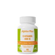 Alpha Plus E-vitamin 400IE 60 myke kapsler