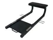 Crossmaxx Hip Thrust Treningsbenk i svart - robust benk for hip thrust trening