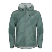 Hellner Aras Running Jacket Herre i grønn AOP-print