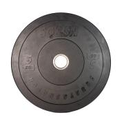 SQ&SN Bumper Plate 20 kg sort olympisk vektskive