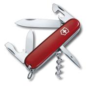 Victorinox Spartan sveitsisk lommekniv med rødt skall liggende på stein