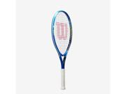 Wilson Slam Jr 25 tennisracket for barn 9-10 år, svart, blå og hvit