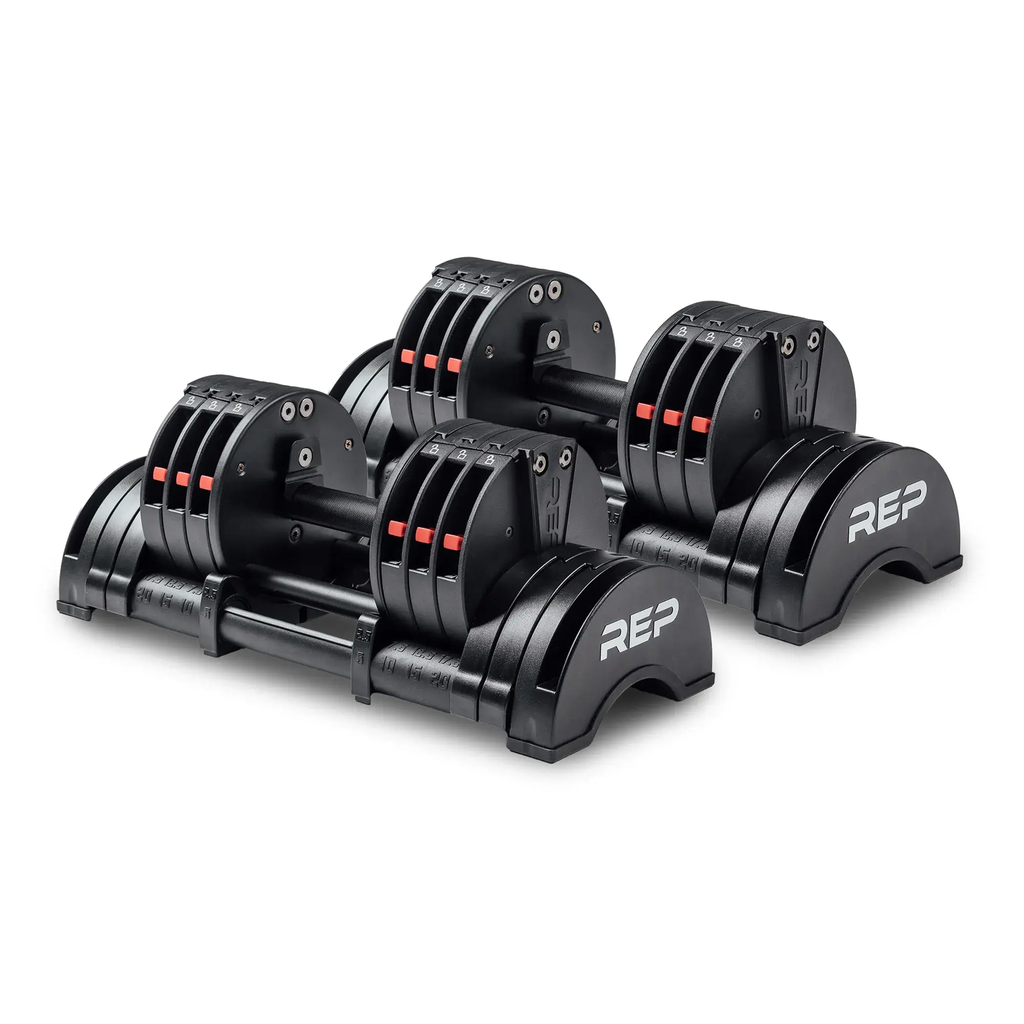 REP Fitness QuickDraw Adjustable Dumbbell 20 kg sett