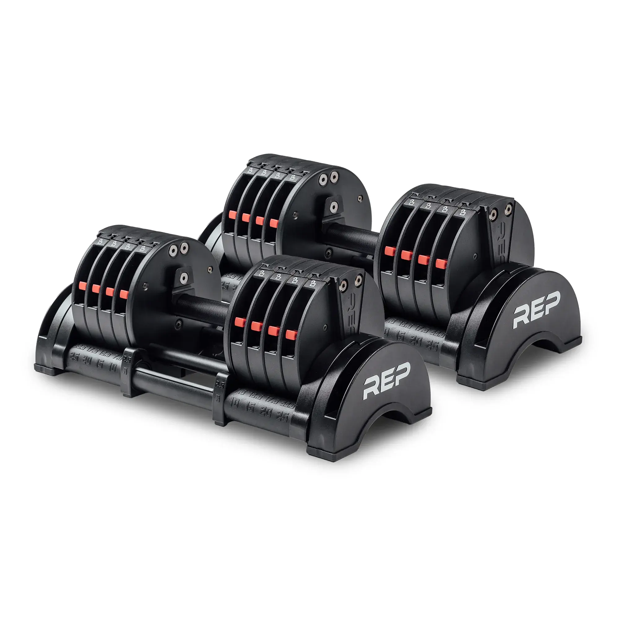 REP Fitness QuickDraw Adjustable Dumbbell 25 kg sett