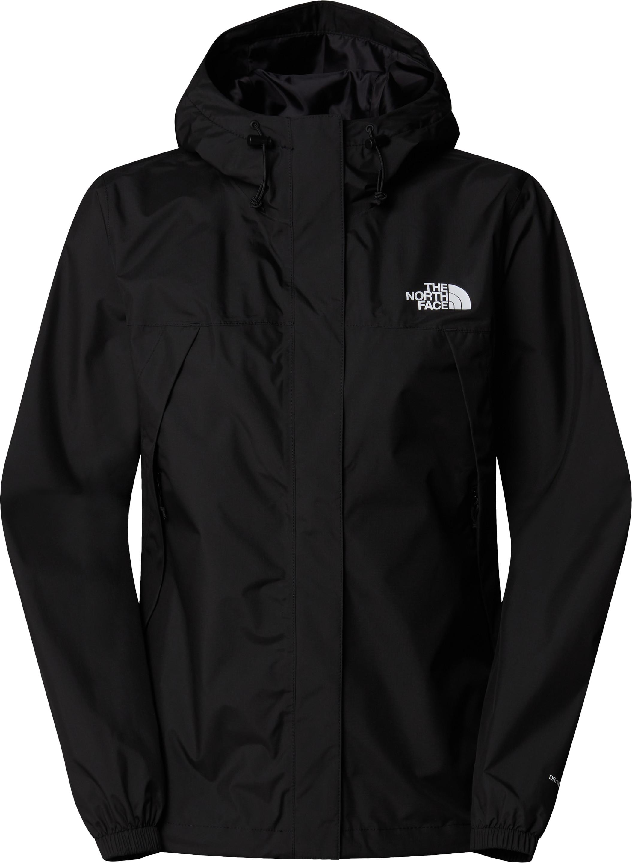 The North Face Women's Antora Rain Jacket i svart med DryVent membran