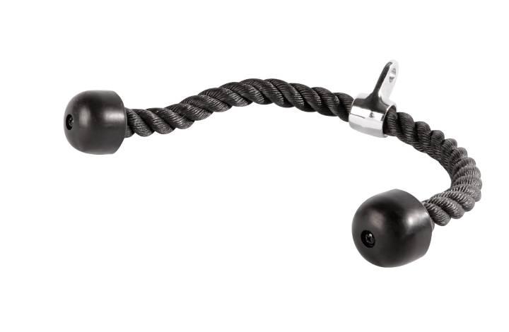 Lifemaxx Triceps Rope kabeltau med gummibelagte håndtak