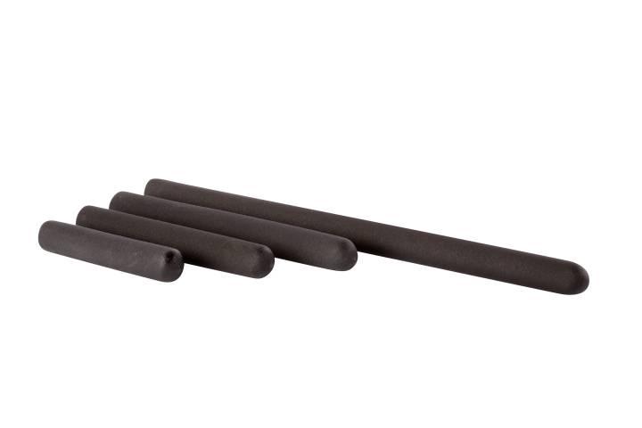 Lifemaxx Gummigreb Ø25 mm sort utskiftbart gummigrep