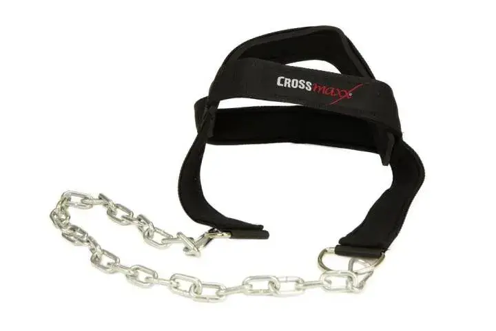 Crossmaxx head harness nakketrener i sort med kjede