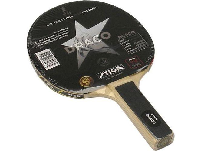 Stiga Draco bordtennisracket i rødt og svart design, nybegynnermodell fra Stiga