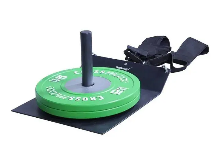 Crossmaxx Compact Slede i pulverlakkert stål med seler inkludert for funksjonell trening og HIIT