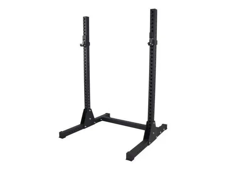 Crossmaxx Squat Rack V2 i sort stål med sikkerhetsarmer og pull-up-stang