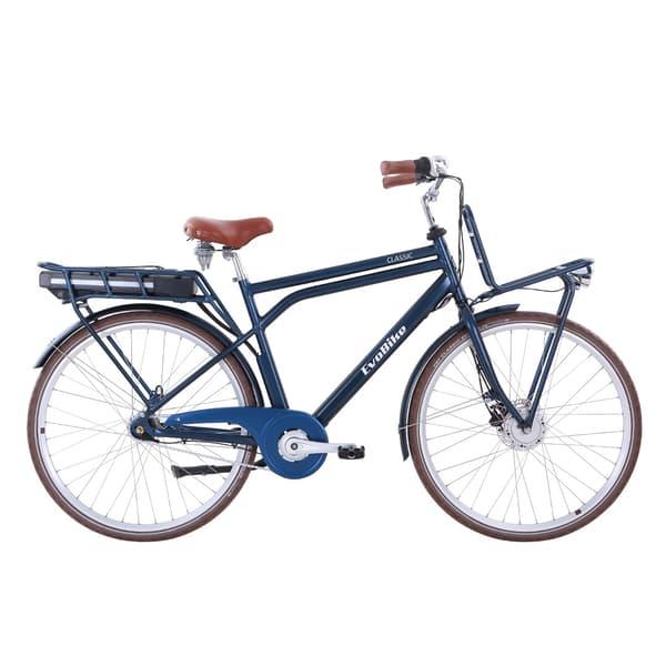 Evobike Classic-7 herre elsykkel 2024 i klassisk design med forhjulsmotor