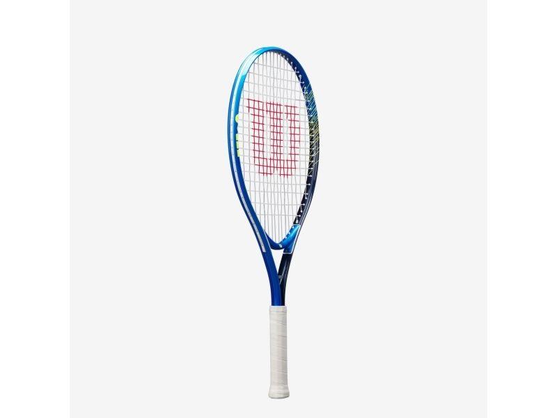 Wilson Slam Jr 25 tennisracket for barn 9-10 år, svart, blå og hvit