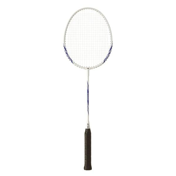 Yonex B4000 badmintonracket med aluminiumsramme, hvit og blå design