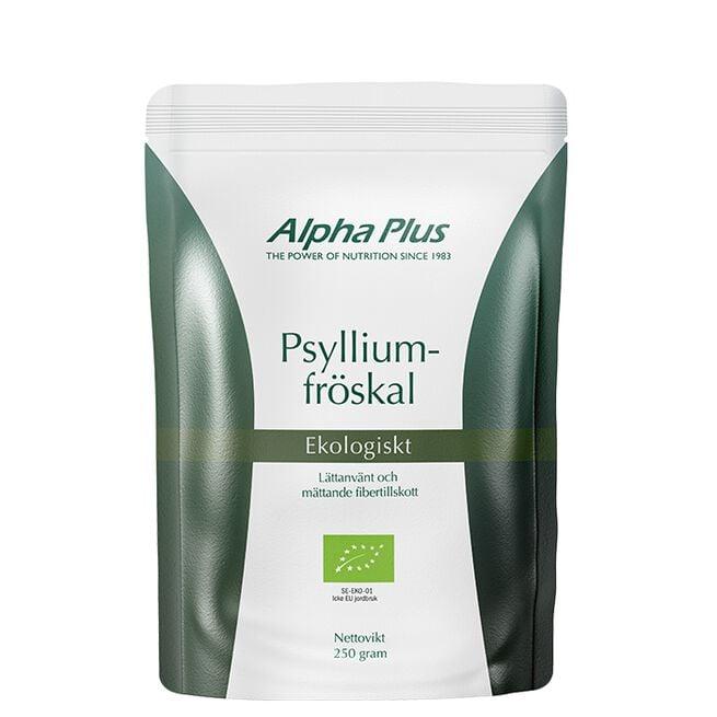 Alpha Plus psylliumskall ekonomi økologisk 250 gram