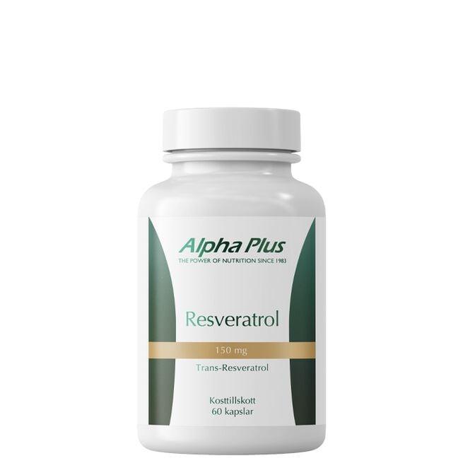 Alpha Plus Resveratrol 60 kapsler