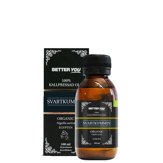 Better You kaldpresset økologisk svartkumminolje 100 ml