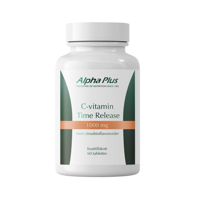 Alpha Plus C-vitamin Time Release 1000mg 60 tabletter