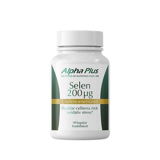 Alpha Plus Selen 200 μg 90 kapsler