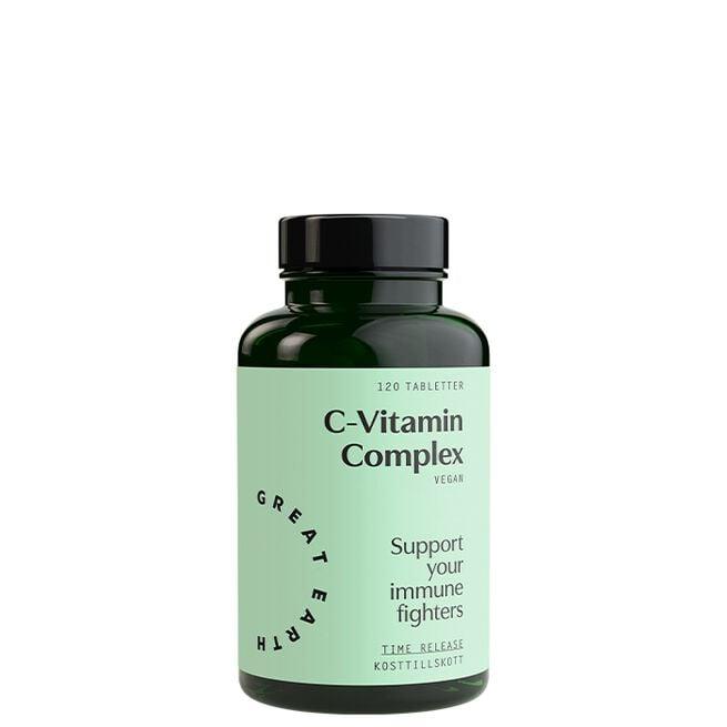 Great Earth C-vitamin Kompleks Vegansk 120 tabletter