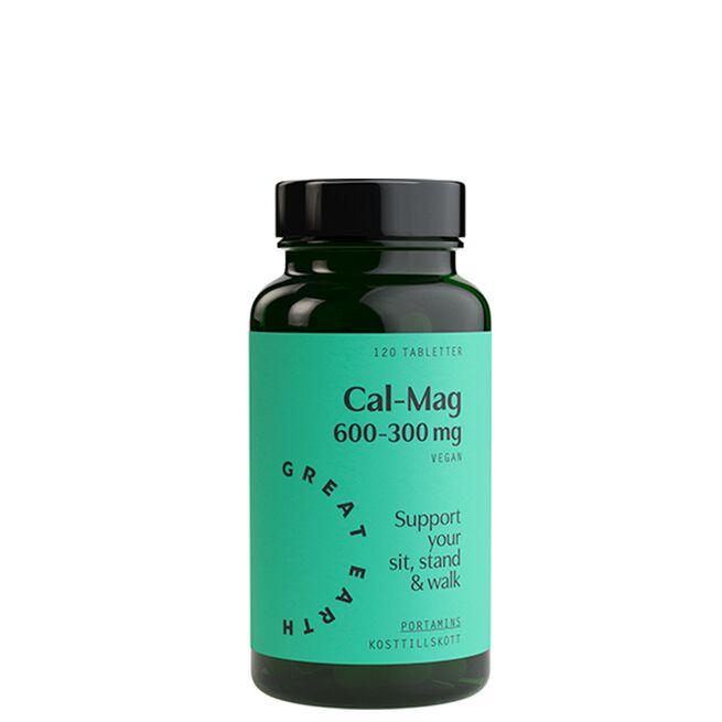 Great Earth Kalsium Magnesium 600/300 mg 120 tabletter fra Bodystore
