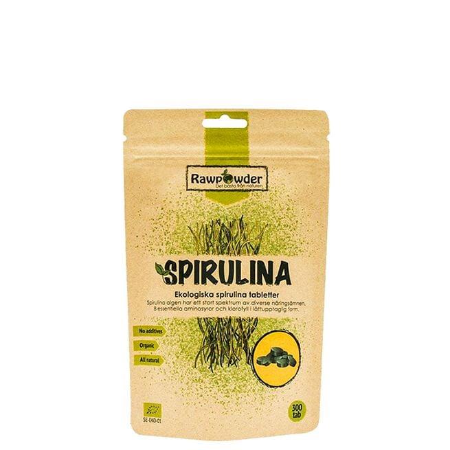 Rawpowder Spirulinatabletter ØKO 300 stk