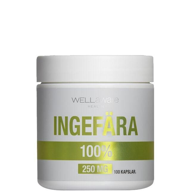 WellAware Ingefær 250 mg 100 kapsler