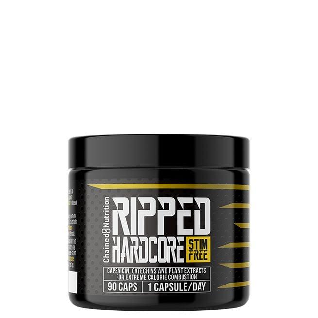 Chained Nutrition Ripped Hardcore Stimfree 90 kapsler koffeinfri fettforbrenner