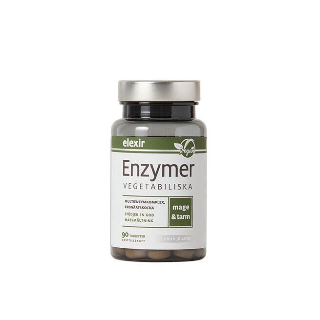 Elexir Pharma Enzymer 90 tabletter fordøyelsesenzymer