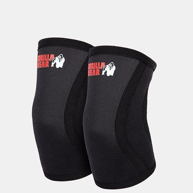 Gorilla Wear 3mm Albuestøtter sort neopren for trening og løfting