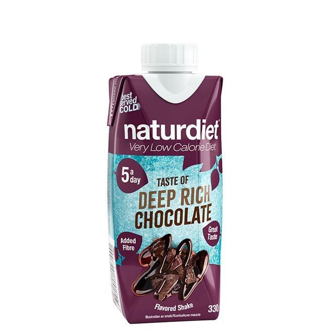 Naturdiet Måltidserstatter Shake Chocolate 330 ml - ferdigblandet sjokoladeshake