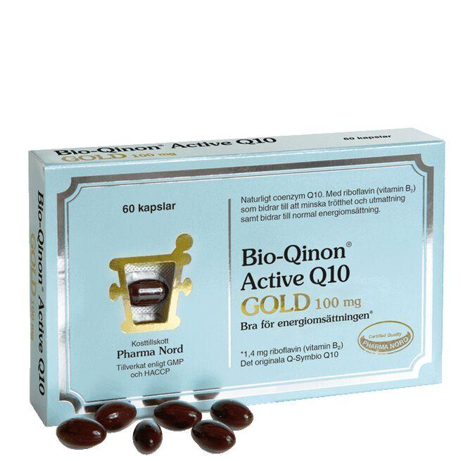 Pharma Nord Bio-Qinon Active Q10 Gold 100mg 60 kapsler
