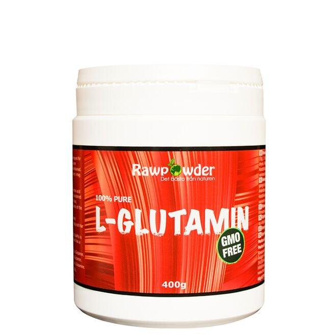 Rawpowder L-Glutamin 400g pulver for muskelrestitusjon