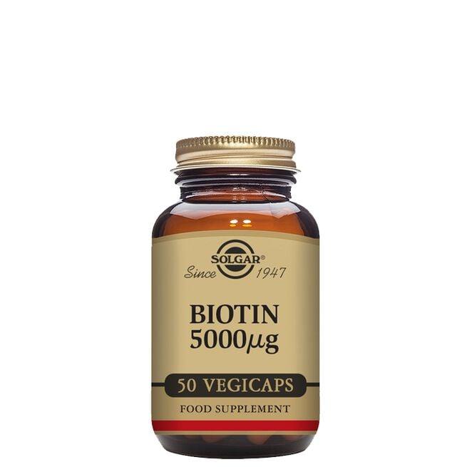 Solgar Biotin 5000 mcg 50 kapsler