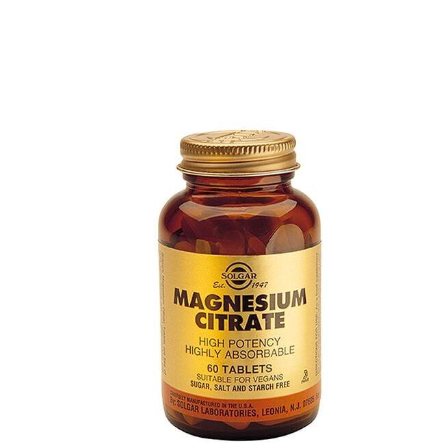 Solgar Magnesium Citrat 200mg 120 tabletter