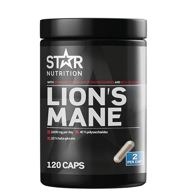 Star Nutrition Lions Mane 120 kapsler piggsopp ekstrakt