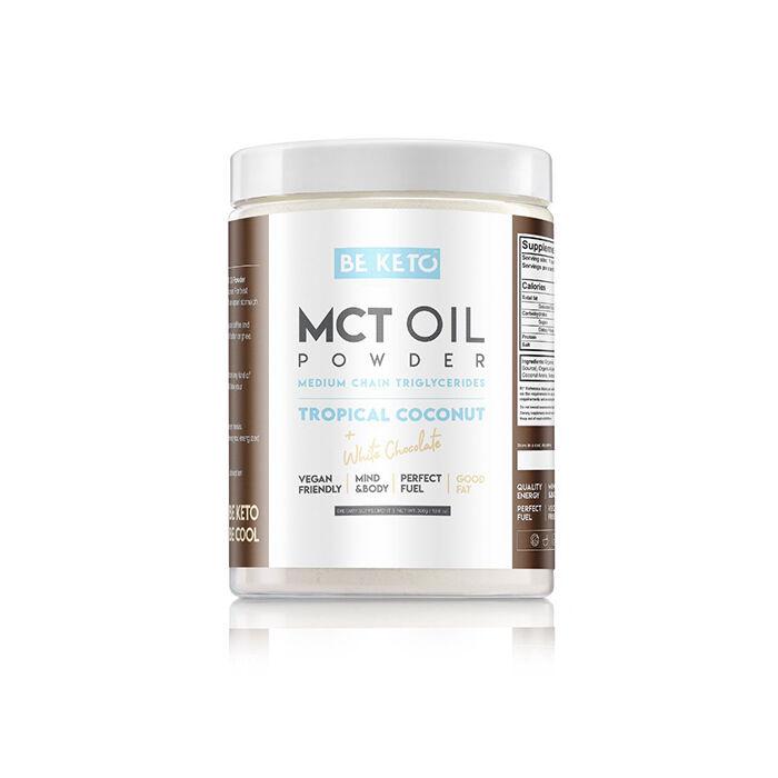 BeKeto KETO MCT Oil Powder 300 g Coconut & White Chocolate