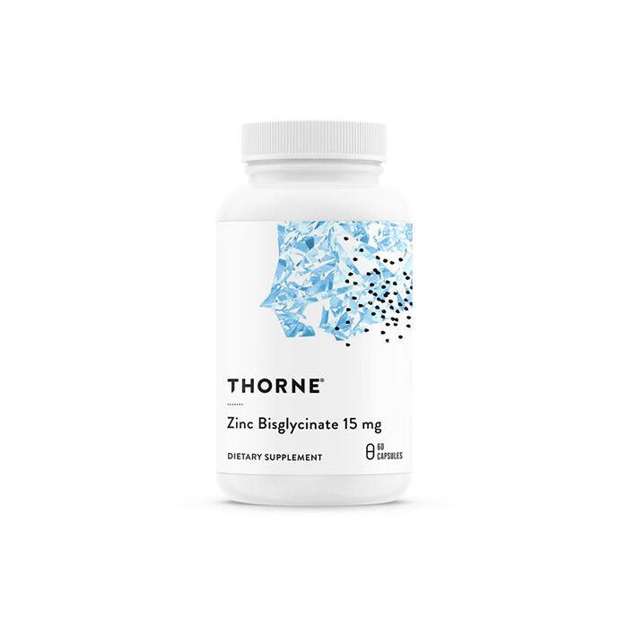 Thorne Zinc Bisglycinate 15 mg 60 kapsler