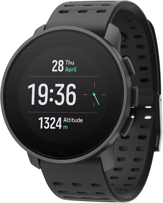 Suunto 9 Peak Pro sportsklokke i helsvart