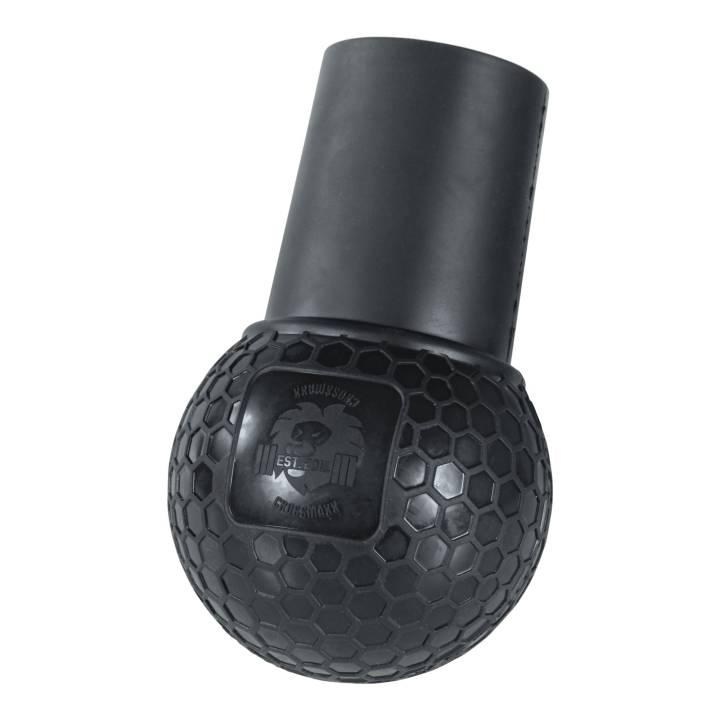 Crossmaxx landmine ball i sort gummi for vektstang